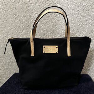 Kate Spade New York Kennedy Park  Tiny Sophie Black Nylon Satchel WKRU2457